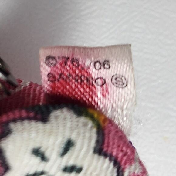 Hello Kitty Mini Coin Purse Sanrio Traditional Japanese Plush Kiss-lock Clasp - Picture 5 of 6